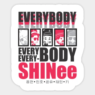 SHINee Chibi Everybody Sticker